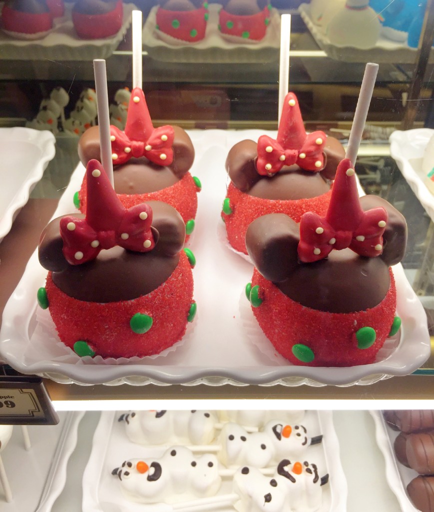 Minnie Mouse Specialty Apples from Trolley Treats