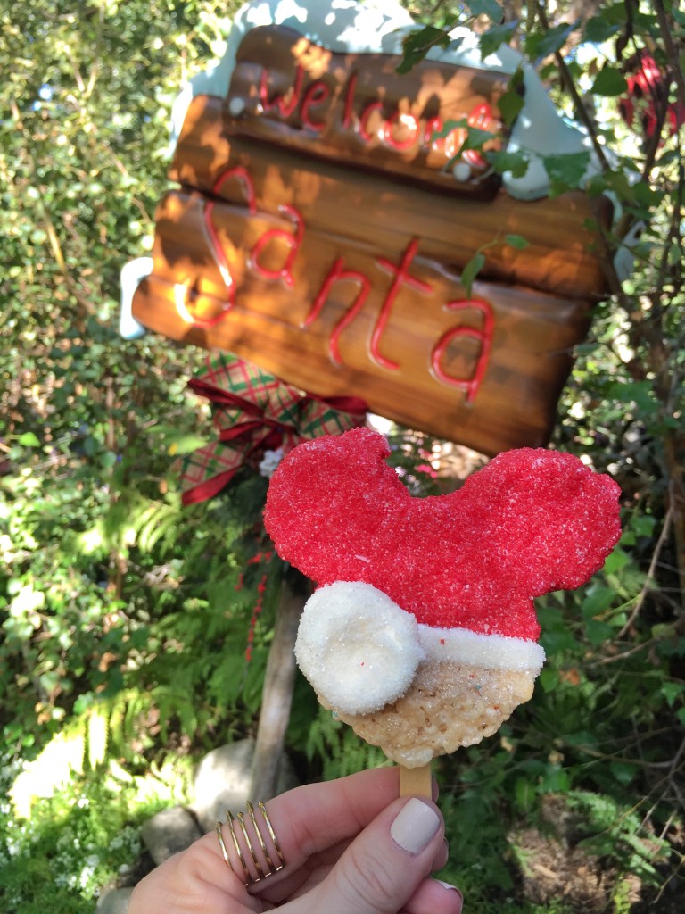 Mickey Santa Rice Krispie Treat from Pooh Corner