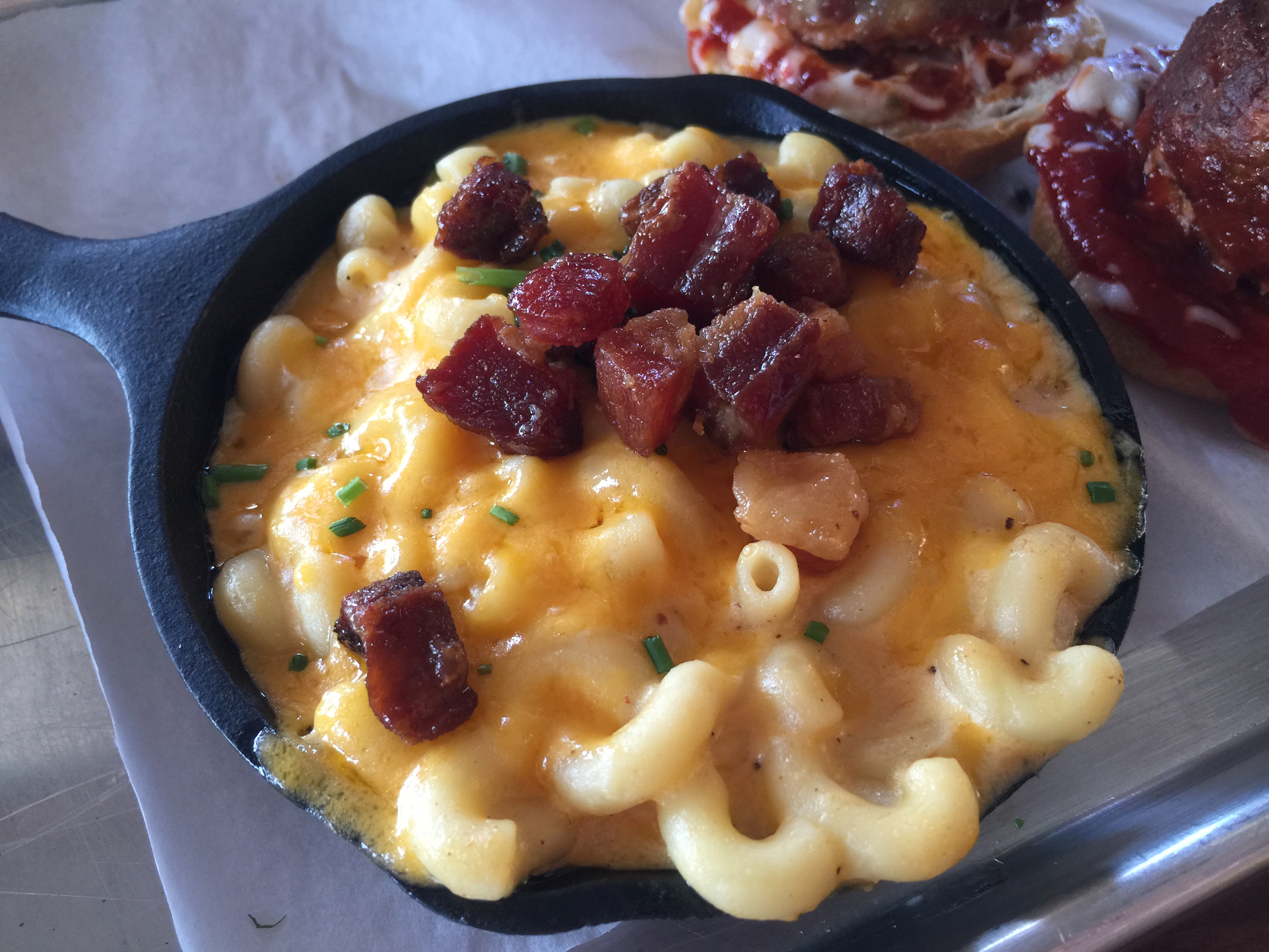 Mac & Cheese with bacon bites